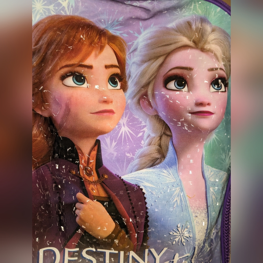 Disney Frozen II Anna & Elsa Full Size Girls Backpack - Picture 2 of 11